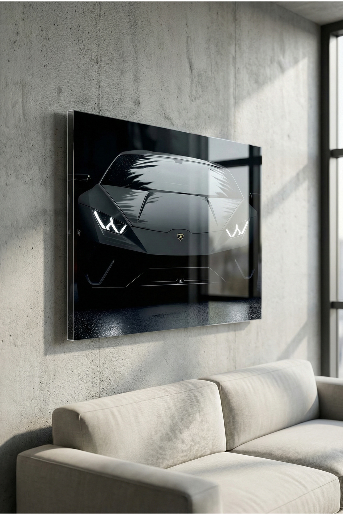 ACRYLGLAS BILD BLACK